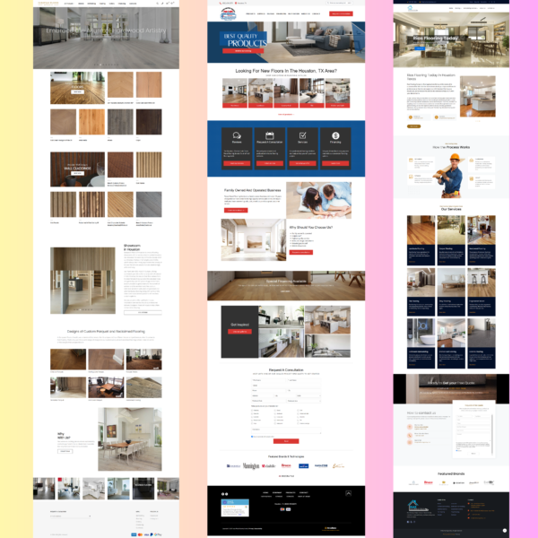 Flooring WordPress Website Design