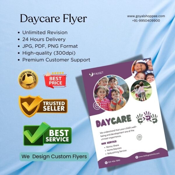 Daycare Flyer Graphic Design Service