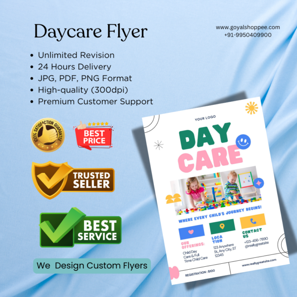 Daycare Flyer Graphic Design Service