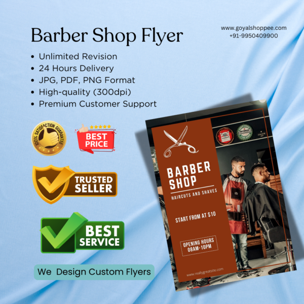 Barber Shop Graphic Design Service