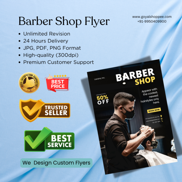 Barber Shop Graphic Design Service