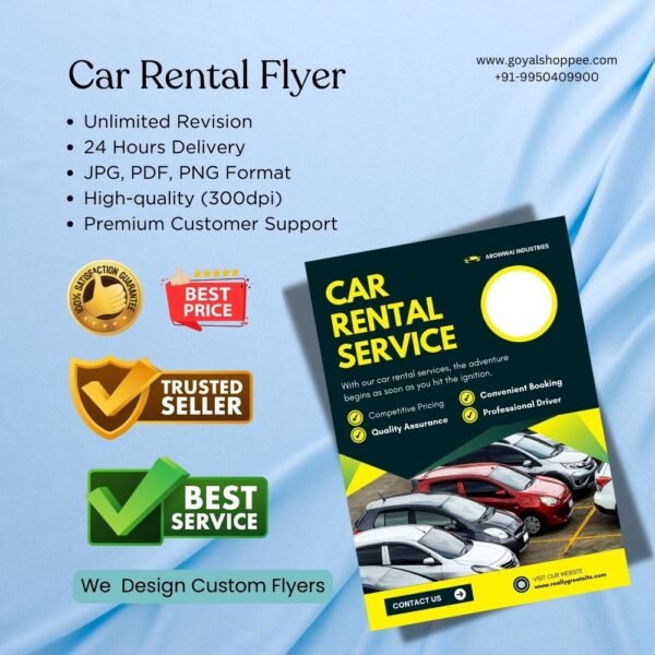 Car Rental Flyer Graphic Design Service