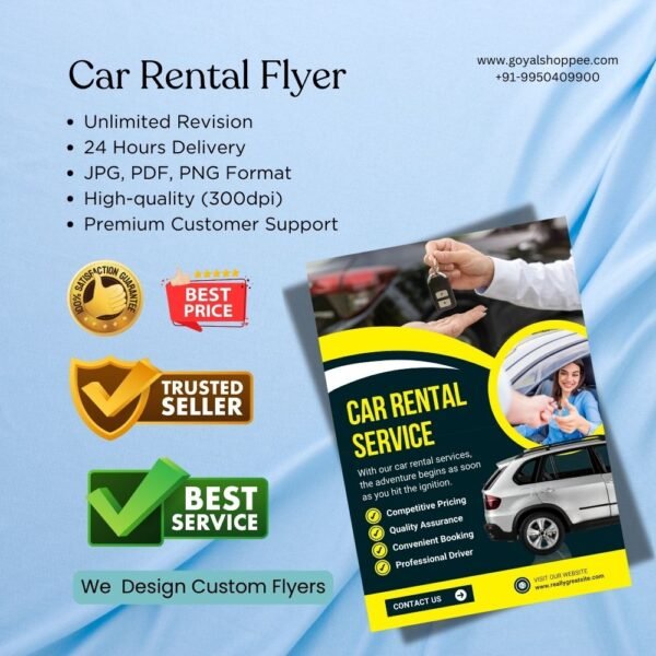 Car Rental Flyer Graphic Design Service