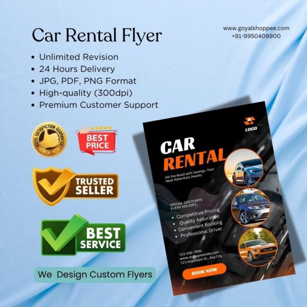 Car Rental Flyer Graphic Design Service