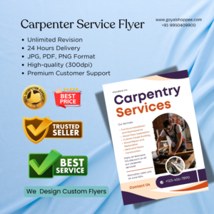 Carpenter Service Graphic Design Service