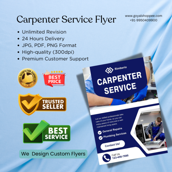 Carpenter Service Graphic Design Service