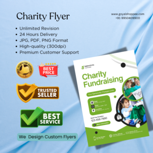 Charity Flyer Graphic Design Service