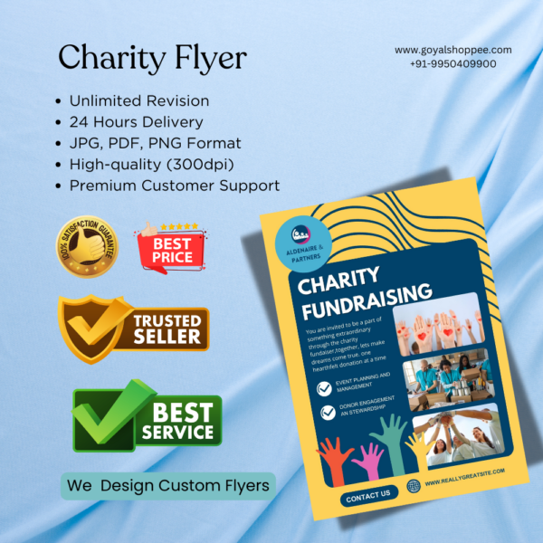 Charity Flyer Graphic Design Service