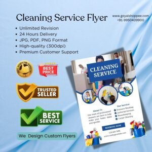 Cleaning Service Flyer Graphic Design Service