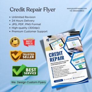 Credit Repair Flyer Graphic Design Service