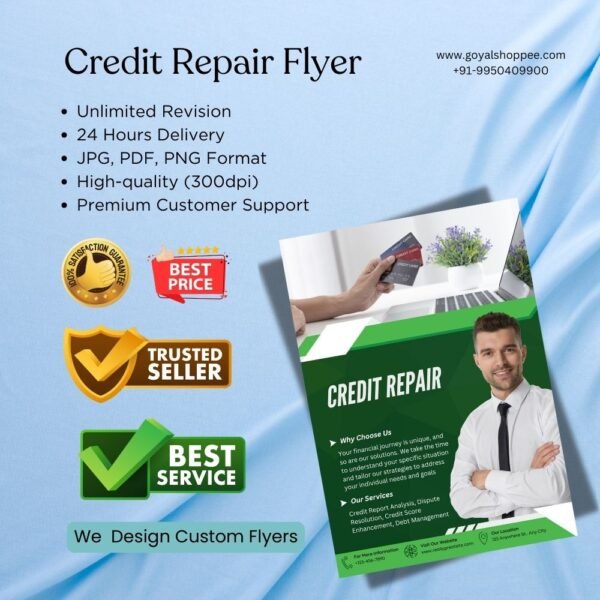 Credit Repair Flyer Graphic Design Service