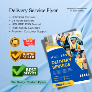 Delivery Service Flyer Graphic Design Service