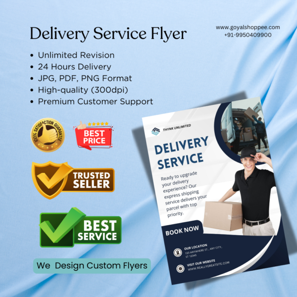 Delivery Service Flyer Graphic Design Service