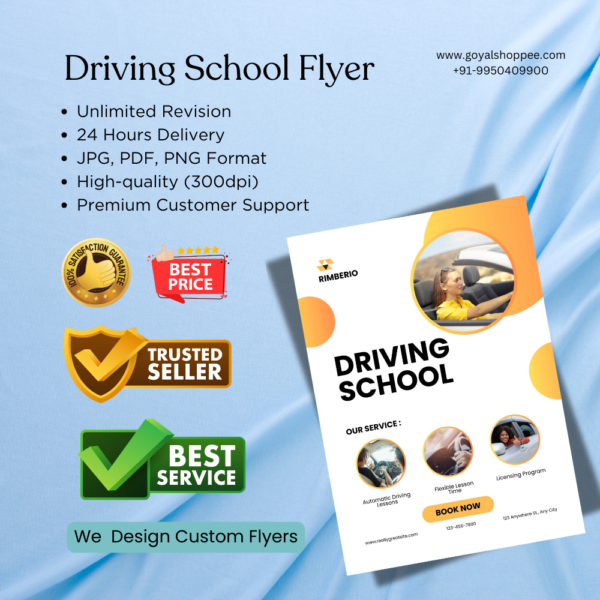 Driving School Graphic Design Service