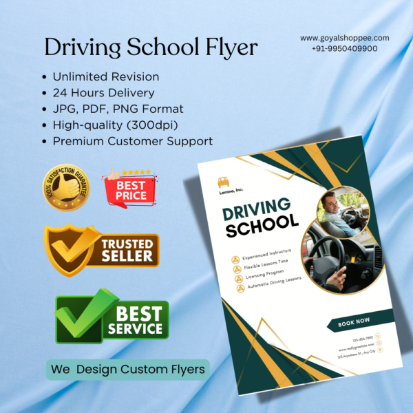 Driving School Graphic Design Service