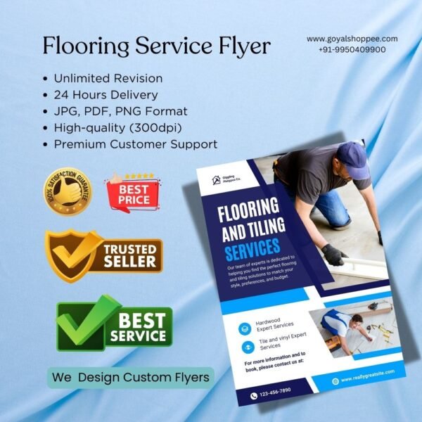 Flooring Service Flyer Graphic Design Service