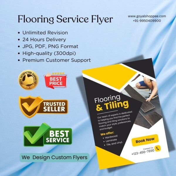 Flooring Service Flyer Graphic Design Service