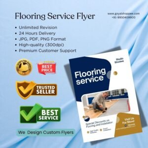 Flooring Service Flyer Graphic Design Service