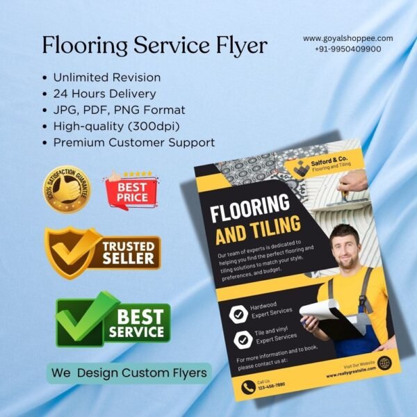 Flooring Service Flyer Graphic Design Service