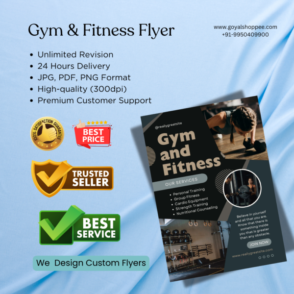 Gym & Fitness Graphic Design Service