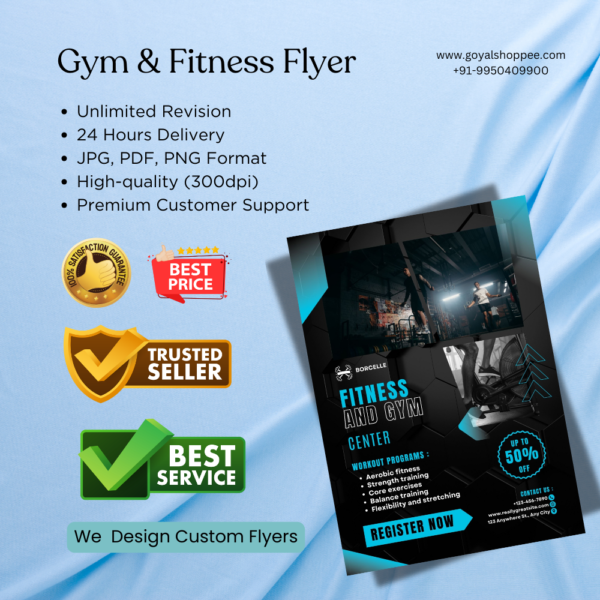 Gym & Fitness Graphic Design Service