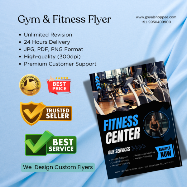 Gym & Fitness Graphic Design Service