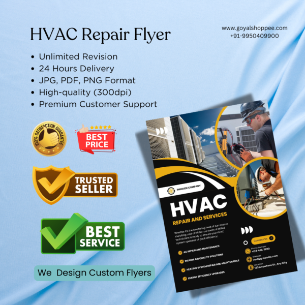 HVAC Repair Flyer Graphic Design Service