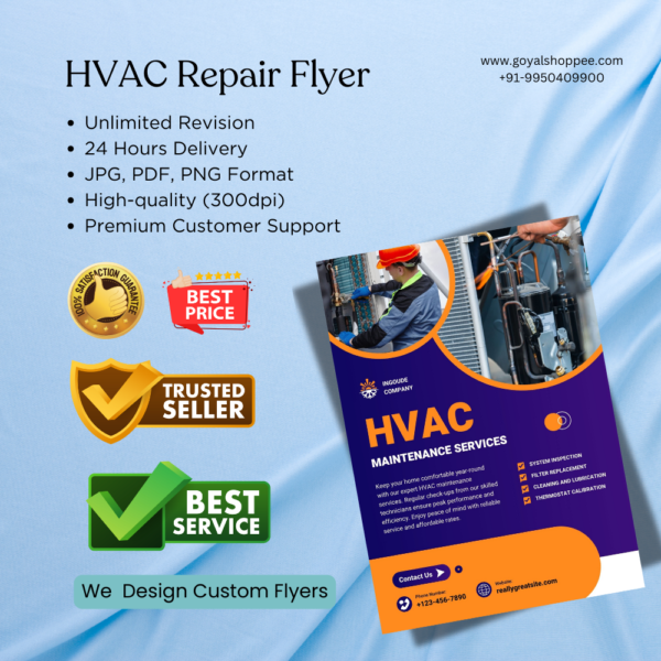 HVAC Repair Flyer Graphic Design Service