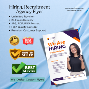 Hiring, Recruitment Agency Graphic Design Service