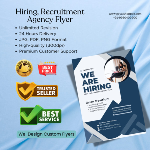 Hiring, Recruitment Agency Graphic Design Service