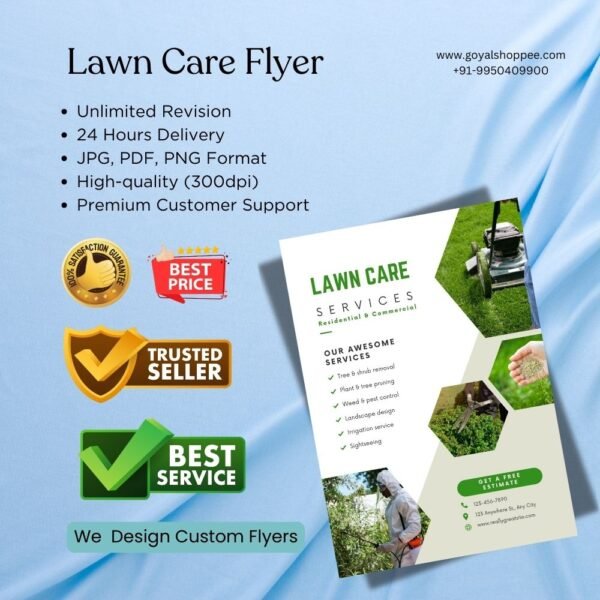 Lawn Care Flyer Graphic Design Service