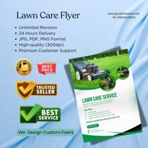 Lawn Care Flyer Graphic Design Service