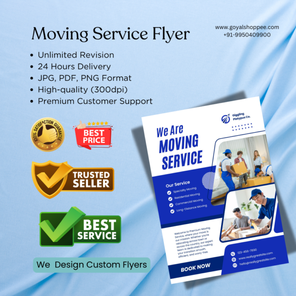 Moving Service, Movers Graphic Design Service