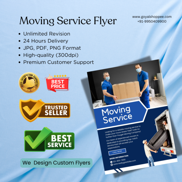 Moving Service, Movers Graphic Design Service