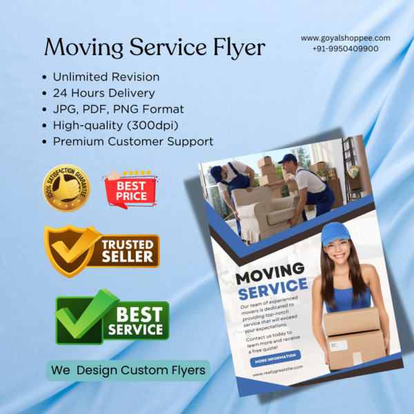 Moving Service, Movers Graphic Design Service