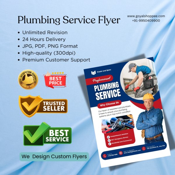 Plumbing, Plumber Graphic Design Service