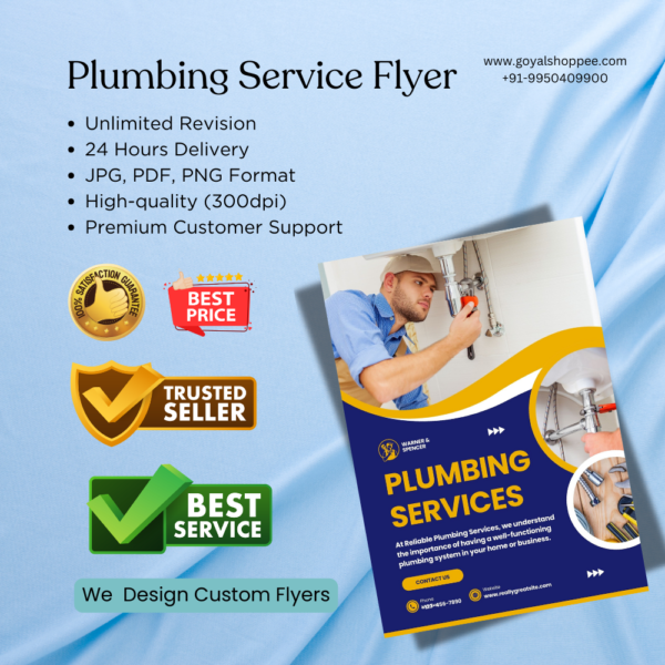 Plumbing, Plumber Graphic Design Service