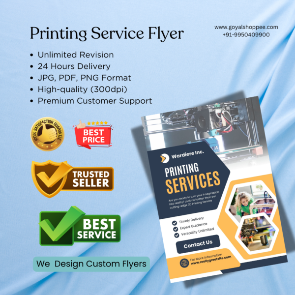 Printing Service Flyer Graphic Design Service