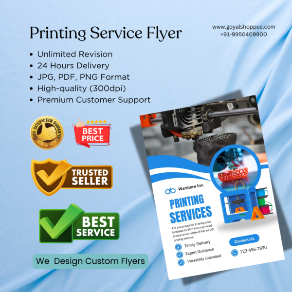 Printing Service Flyer Graphic Design Service