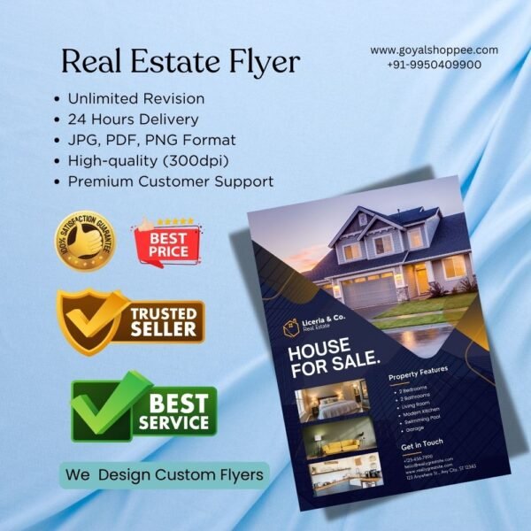 Real Estate Flyer Graphic Design Service