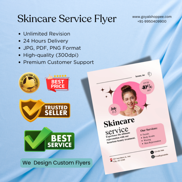 Skincare Graphic Design Service