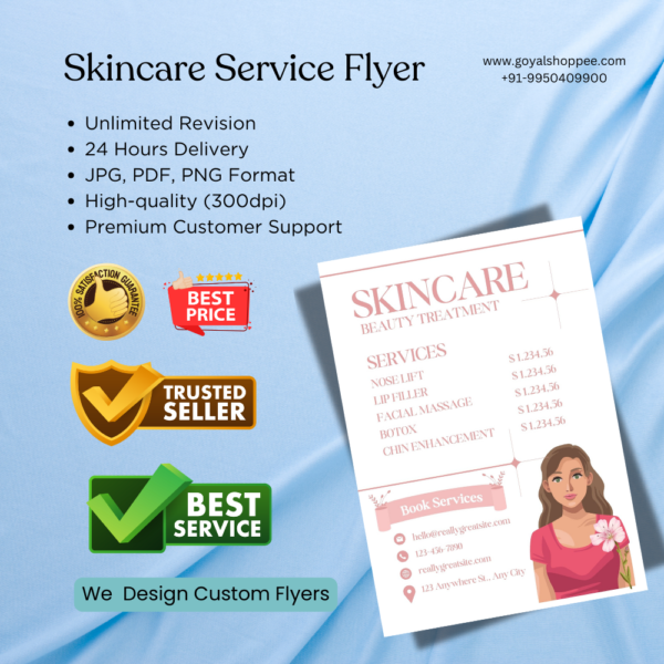 Skincare Graphic Design Service