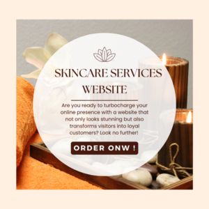 Skincare Services WordPress Website Design