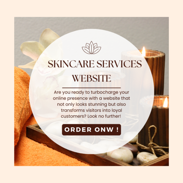 Skincare Services WordPress Website Design