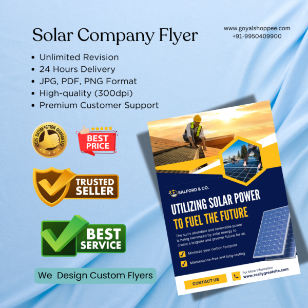 Solar Company Graphic Design Service