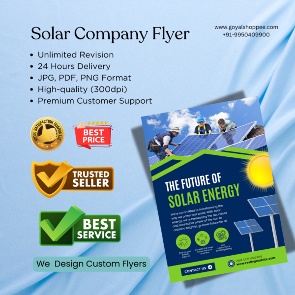 Solar Company Graphic Design Service