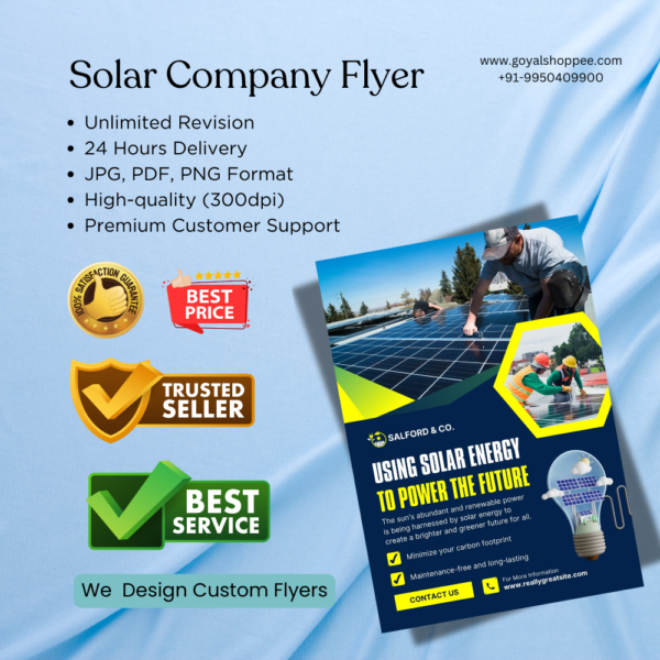 Solar Company Graphic Design Service