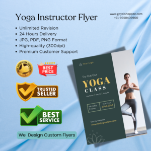 Yoga Instructor Graphic Design Service