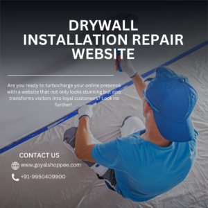 Drywall Installation Repair WordPress Website Design