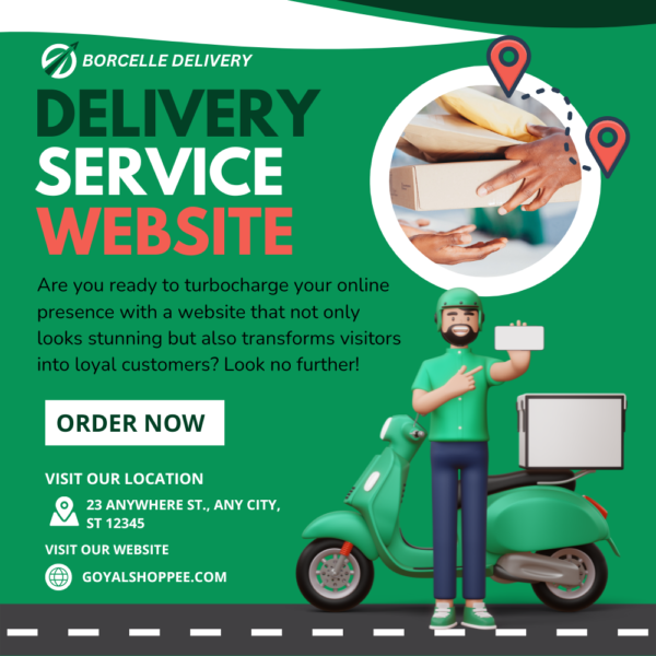 Delivery Service WordPress Website Design